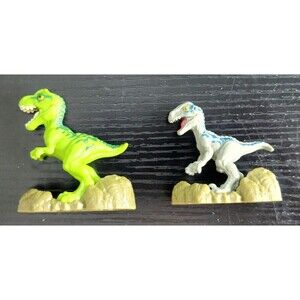 Lot of 2 Jurassic World Micro Collection Mattel Dinosaurs Mini Baby Figures Set